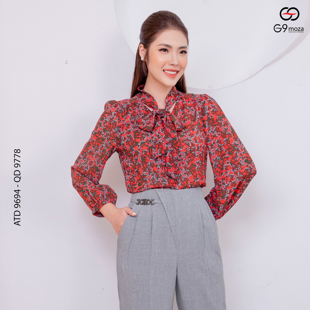 Quần dài 9778  G9moza chất liệu thô hàn kẻ tạo nên phong cách Công sở, dạo phố, du lịch Trẻ trung ngọt ngào nữ tính