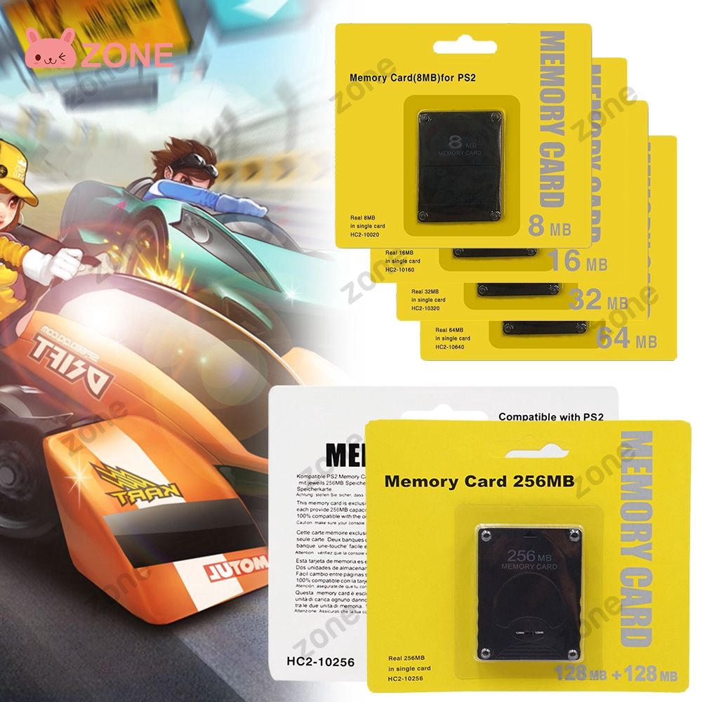 Thẻ Nhớ Chơi Game 2020 Newx 8 / 16 / 32 / 64 / 128 / 256mb Megabyte Cho Sony Ps2 Playstation 2 Slim