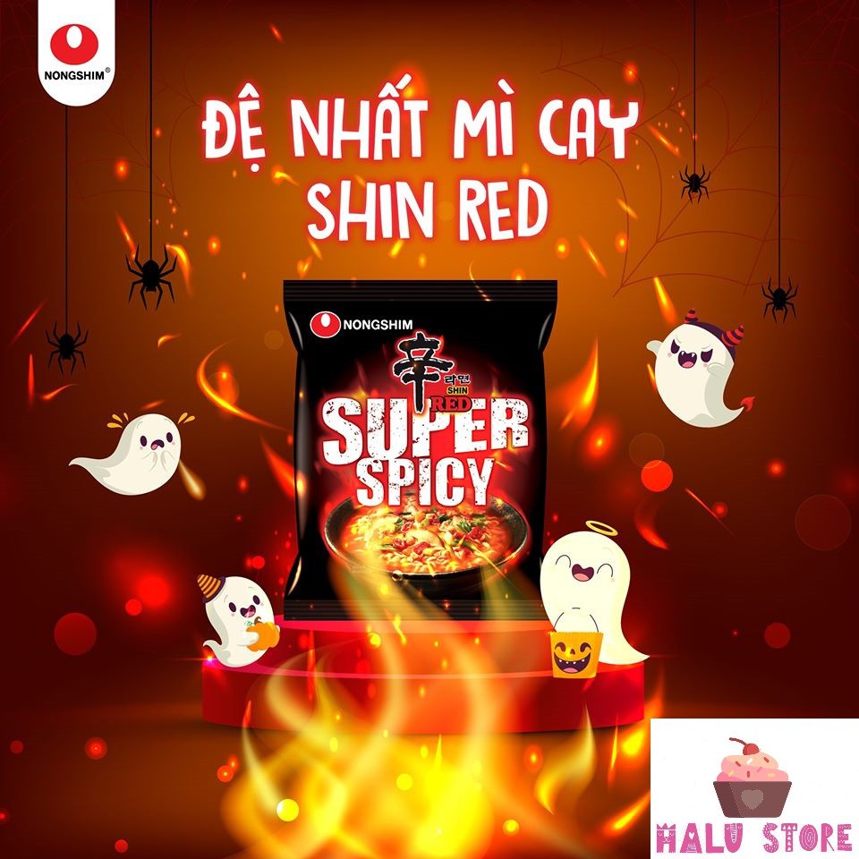 Mì ly siêu cay Nongshim SUPER SPICY - Hàn Quốc