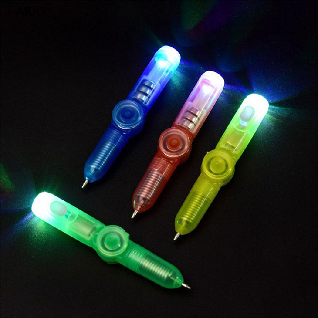 (MớI) Con Quay Đồ Chơi Fidget Spinner Với ĐèN LED 2 Trong 1 EDC