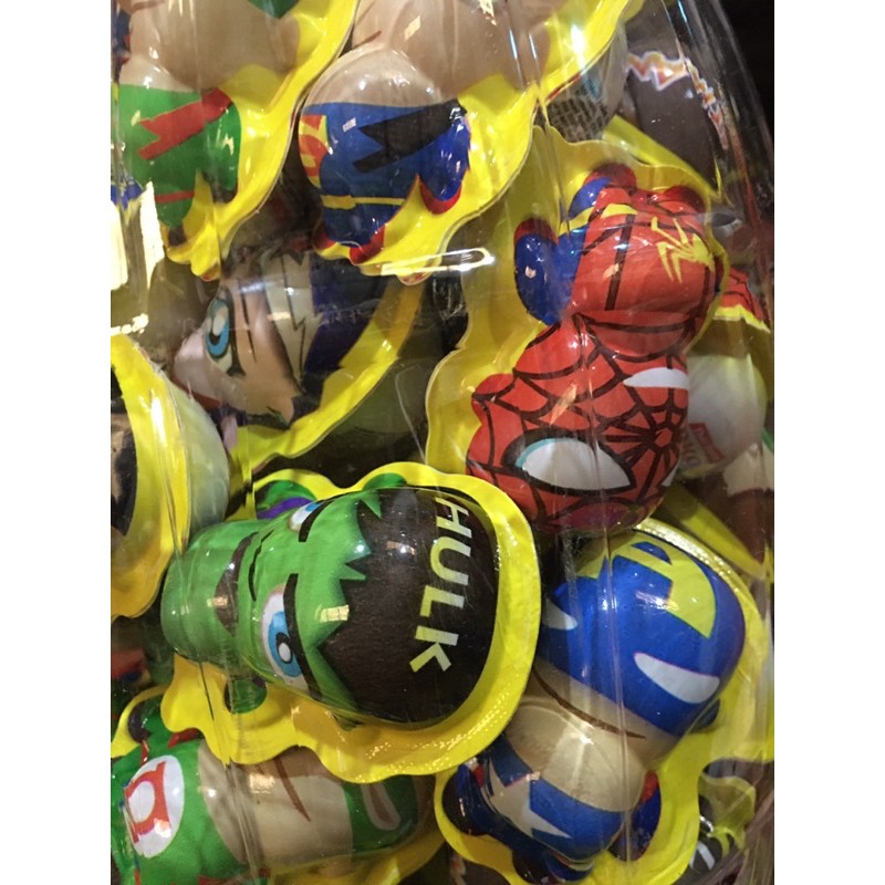 hộp 60 quả trứng phi đội anh hùng kèm kẹo cực đẹp ( sỉ đồ trẻ em)