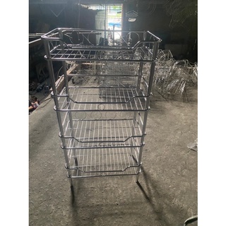 (GIAO HÀNG HOẢ TỐC ) kệ chén inox 4 tầng (size 60 x 40 x 105)cm