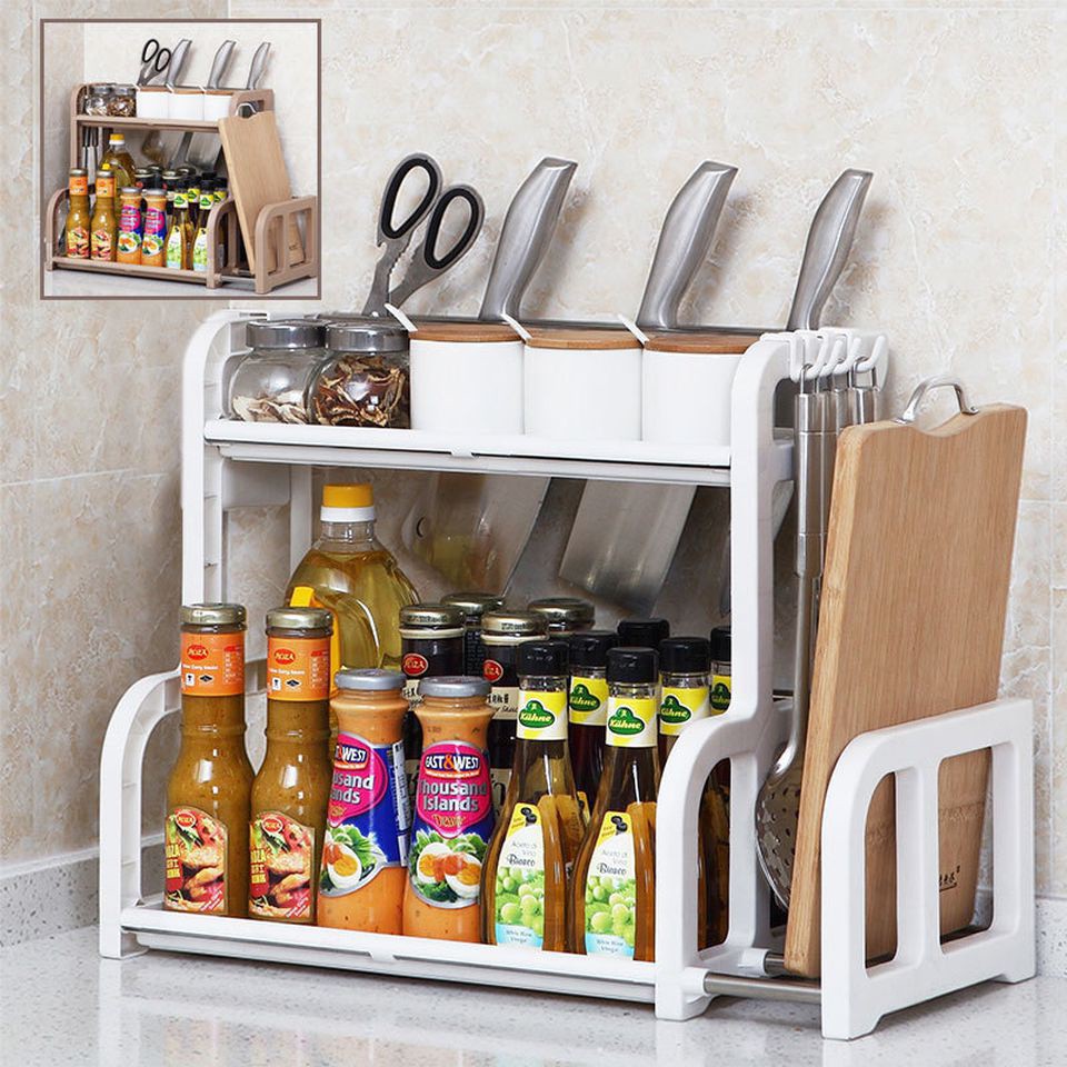 Kệ gia vị chữ H-Tashuan kệ để gia vị 2 tầng | BigBuy360 - bigbuy360.vn