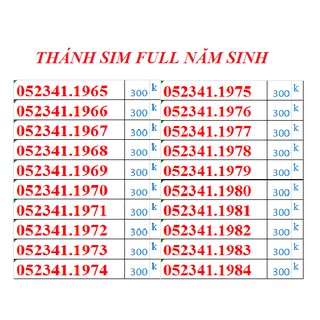 H48 THÁNH SIM NĂM SINH ĐẦY ĐỦ MIỄN PHÍ TRUY CẬP MẠNG ĐỒNG GIÁ 300K