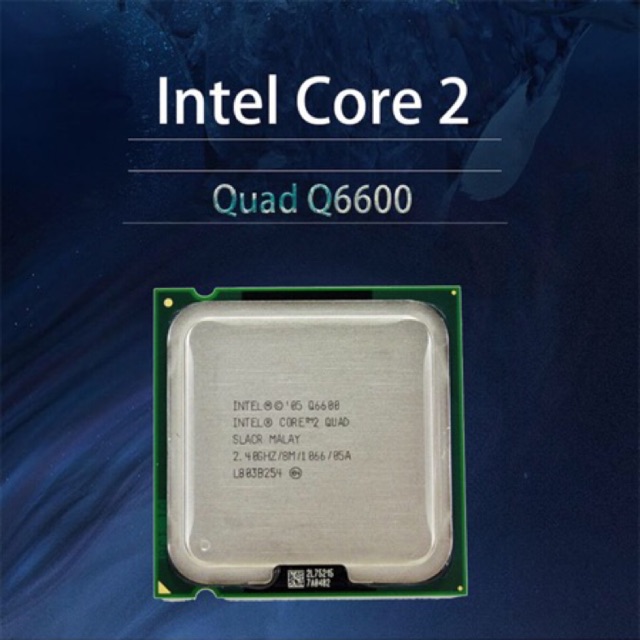 CPU intel-Q6600 (tặng keo tản nhiệt )