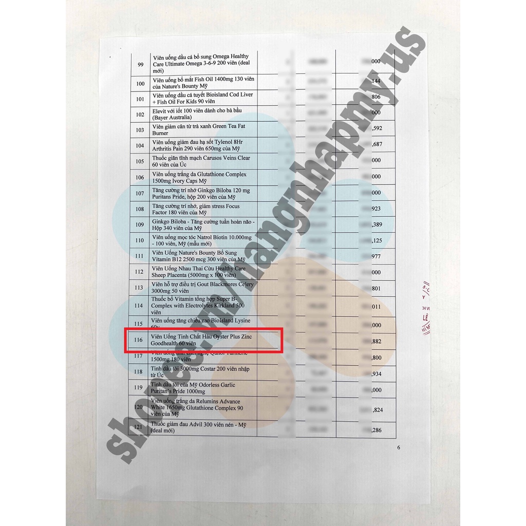 Viên uống tinh chất hàu Oyster Plus Zinc Goodhealth 60 viên