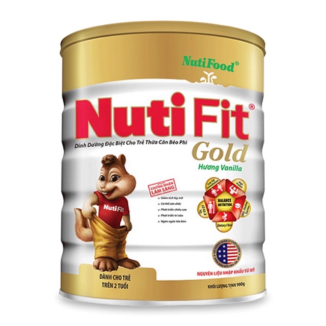 Sữa bột NutiFood Nuti Fit Gold 900g