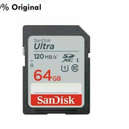 Thẻ Nhớ Sandisk Sdcard Ultra 64gb 120mb / S - Sd 64 Gb 120mbps | BigBuy360 - bigbuy360.vn