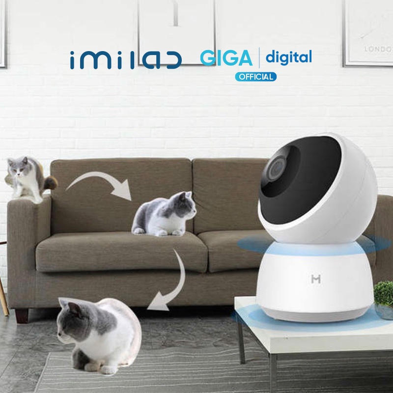Camera Giám Sát 360 Độ IMILAB A1 2K Bản Quốc Tế Kết Nối Wifi Chống Trộm Đàm Thoại 2 Chiều