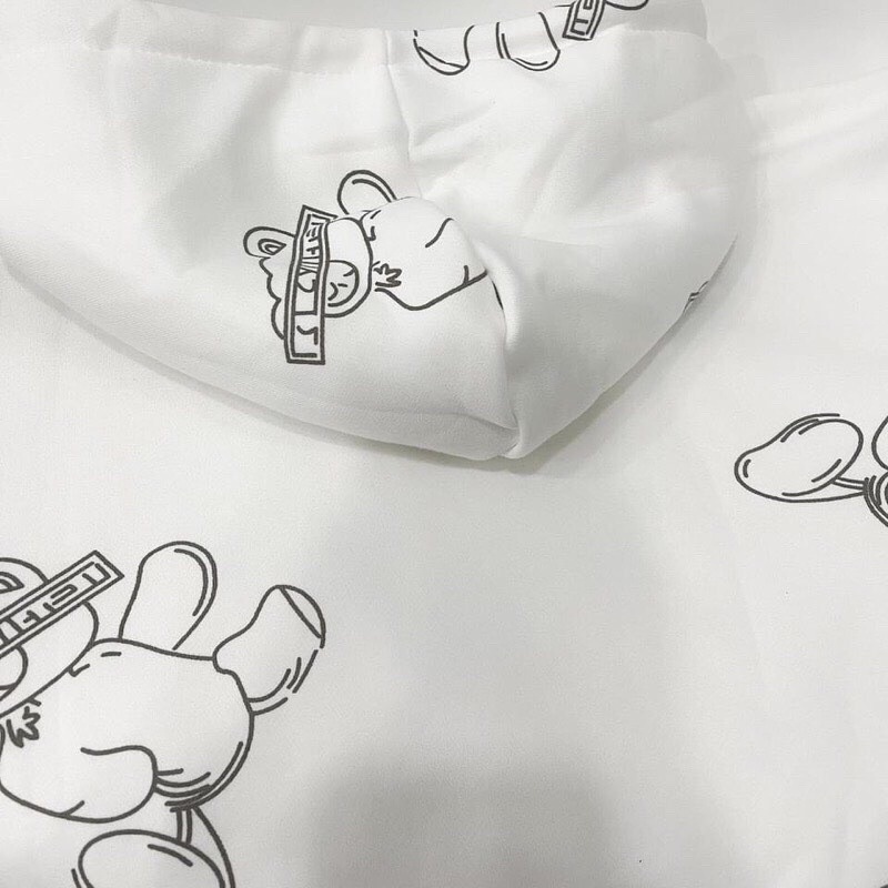 Áo Khoác Dây Kéo Form Rộng Nỉ Lót Bông Hoodie Gấu Unisex Hot hit (hàng có sẵn) | BigBuy360 - bigbuy360.vn