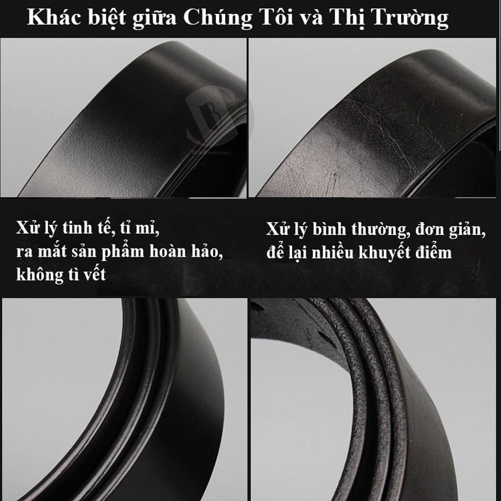 Dây Thắt Lưng, Nịt Nam Da Bò Thật Cao Cấp - ShinBasic, Khóa Tự Động, Bảng Đẹp, Thời Trang Công Sở, BELTS21BAS06