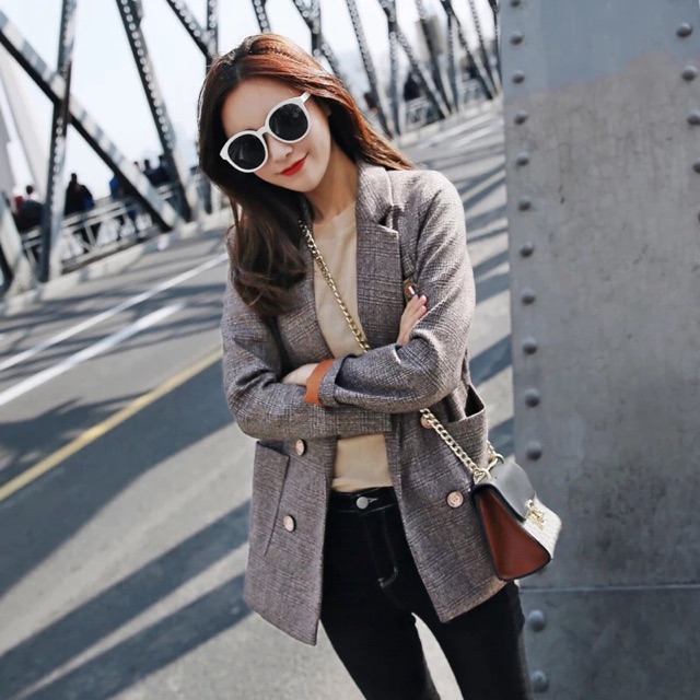 Áo vest dạ kẻ hàng loại 1 (kèm video thật) | BigBuy360 - bigbuy360.vn