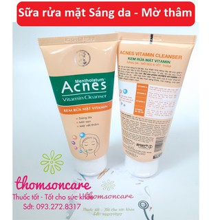 Sữa rửa mặt Acnes tuýp 100g trị mụn, sáng da