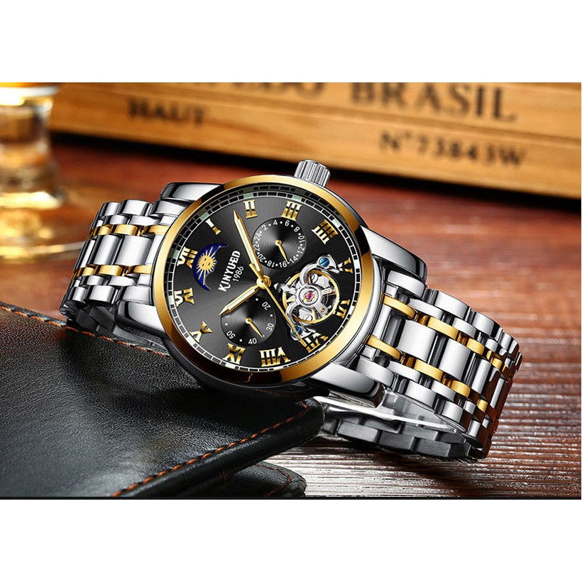 Đồng hồ nam Kinyued JYD-J028 Máy cơ chạy full kim | BigBuy360 - bigbuy360.vn