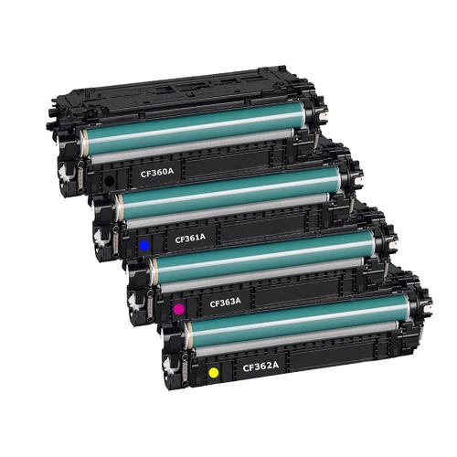Hộp mực 508A CF360A/ CF361A/ CF362A/ CF363A cho máy in HP Colorjet Pro M552DN / M553DN / M553N / M553X Canon LBP712Cx
