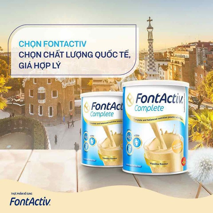 Sữa FontActiv Complete (Tây Ban Nha) 400g-800g