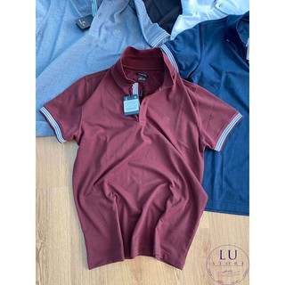 Áo Polo Massimo Dutti Heathered cotton