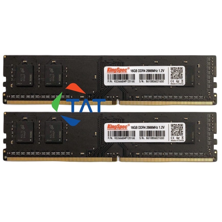 Ram PC Kingspec DDR4 16GB 2666MHz (1x16GB) Chính Hãng - Mới Bảo hành 36 tháng