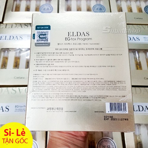 HỘP 4 ỐNG SERUM TẾ BÀO GỐC ELDAS