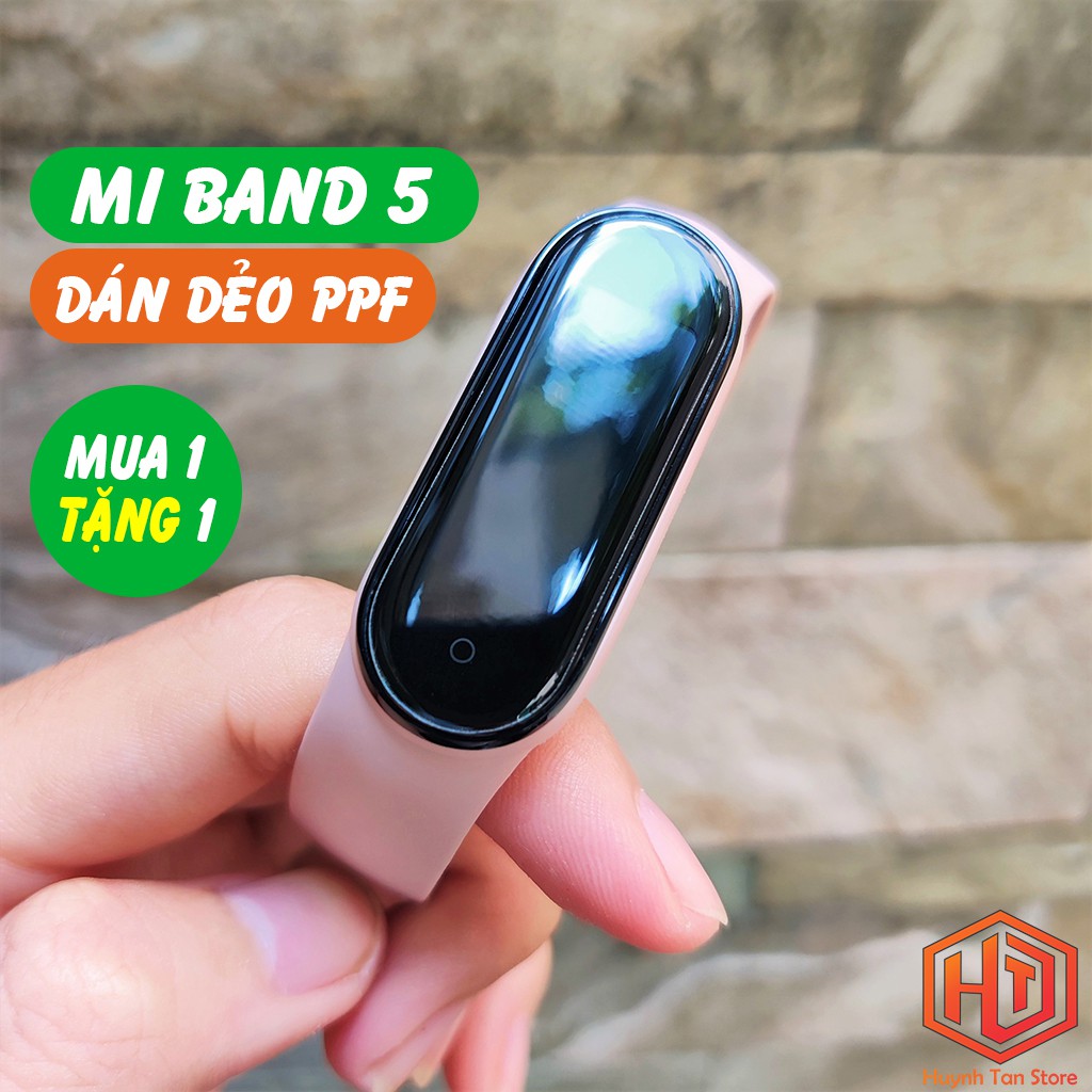 Miếng dán trong PPF Xiaomi Mi Band 5 siêu mỏng như không dán (Tặng 1 miếng dự phòng)