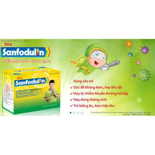 ✅ (CHÍNH HÃNG) Siro Sanfodulin – Tăng sức đề kháng, tăng hấp thu, bé ăn ngon, hết biếng ăn