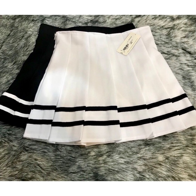 Váy xếp li tenis viền ( hình thật SP)