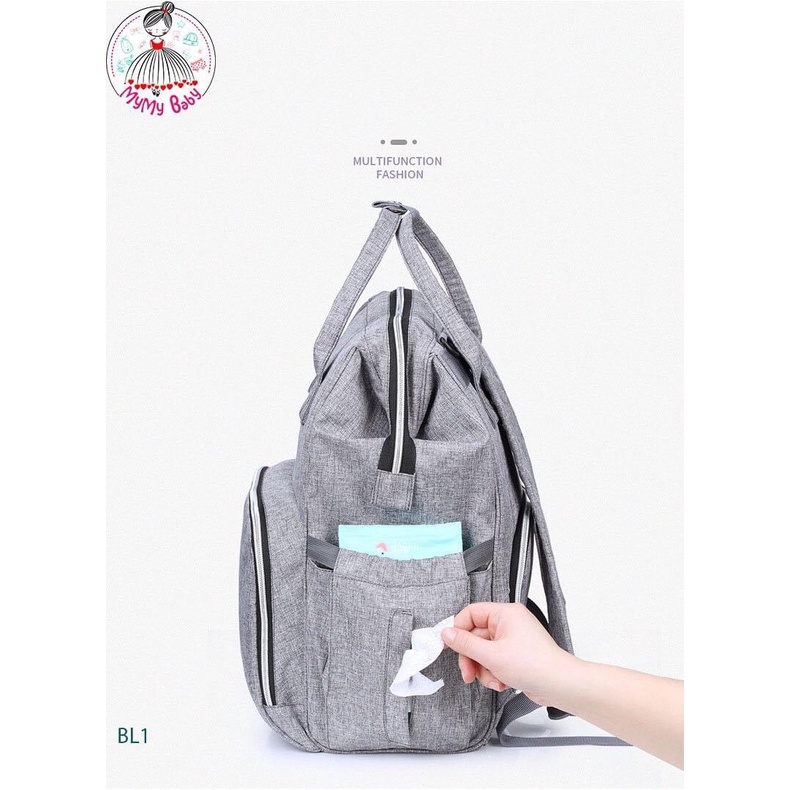 Balo bỉm sữa insular cho mẹ và bé