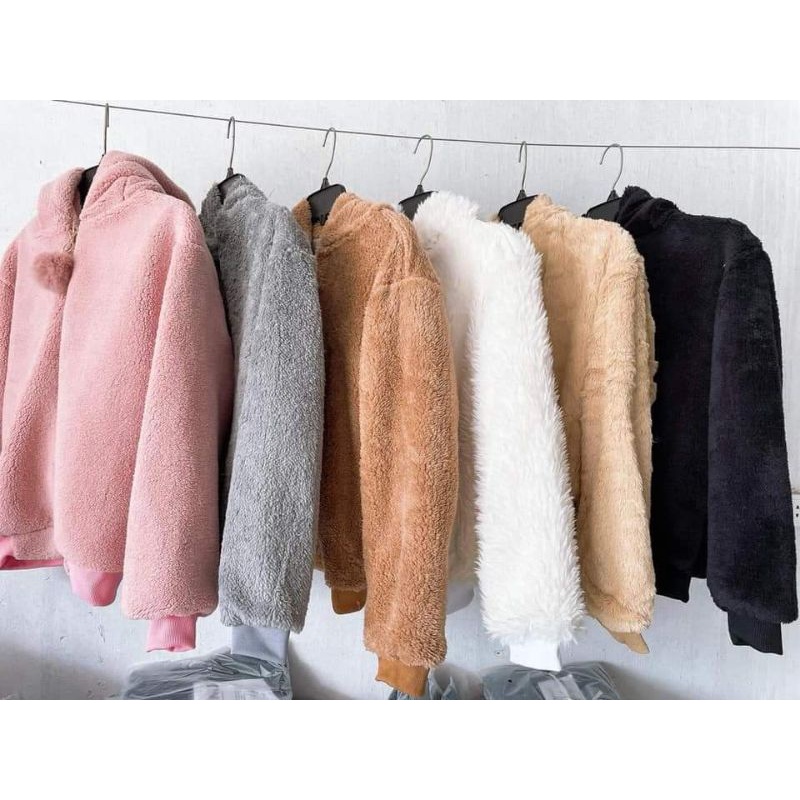 Áo lông gấu nữ, áo khoác nữ, full màu( kèm ảnh thật ) | BigBuy360 - bigbuy360.vn