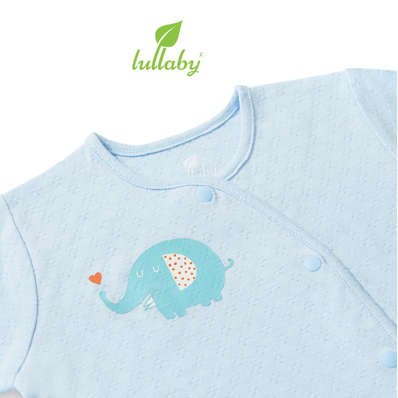 Lullaby Bộ quần áo cài lệch NH609610P BST Pointelle 2021