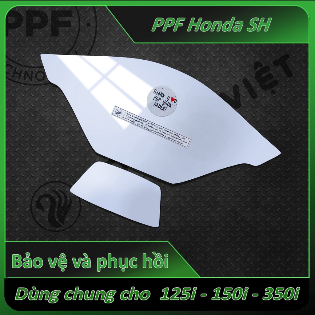 Miếng dán PPF Honda SH 350 bảo vệ mặt đồng hồ xe PPF chống trầy xước màn hình SH 350i