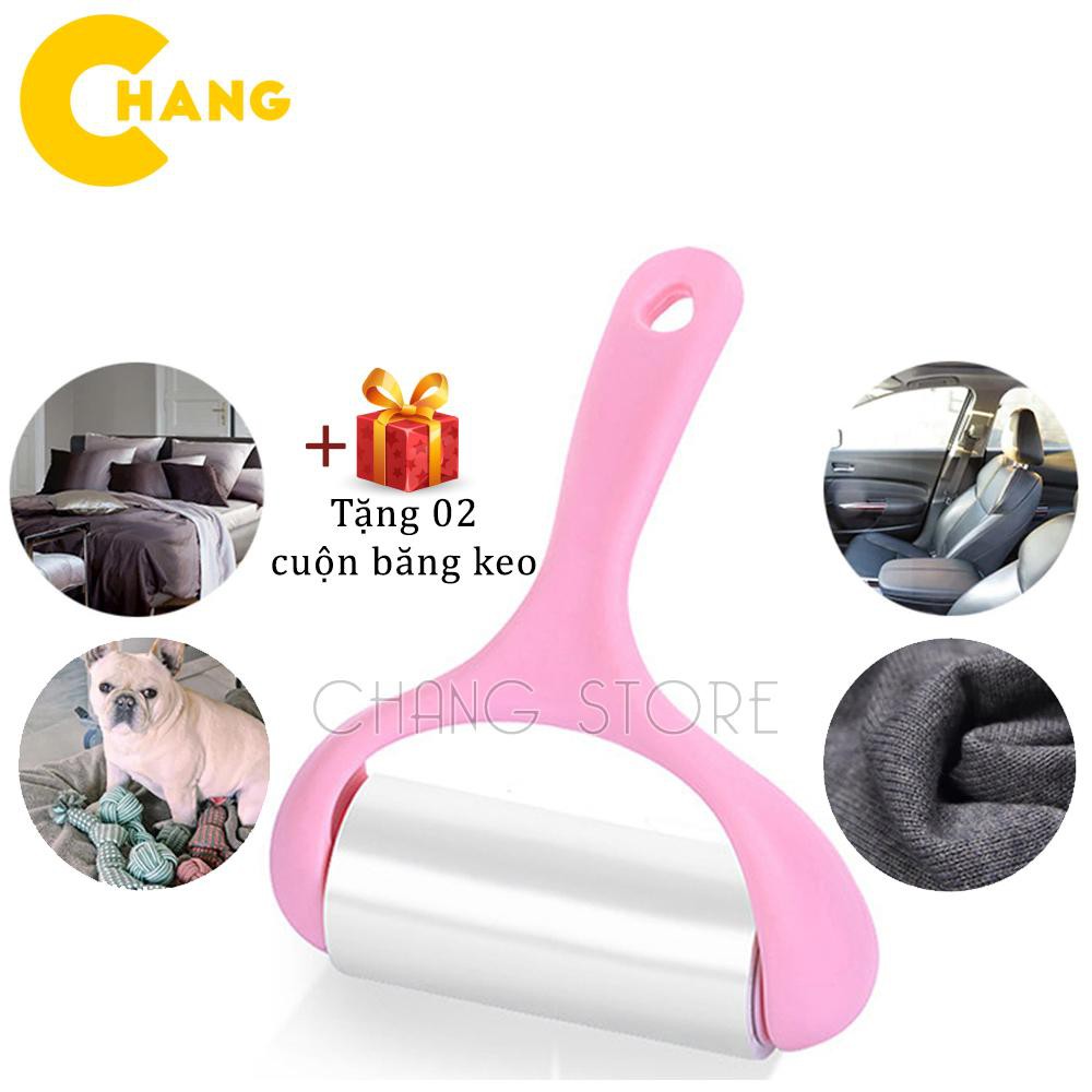 Cây Lăn Hút Bụi Quần Áo, Ghế Sofa Đa Năng + Tặng Kèm 2 Cuộn Băng Keo Siêu Tiện Lợi Cho Mọi Nhà