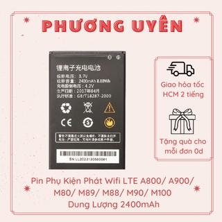 [Rẻ vô địch] Pin Phụ Kiện Phát Wifi LTE A800/ A900/ M80/ M89/ M88/ M90/ M100 Dung Lượng 2400mAh