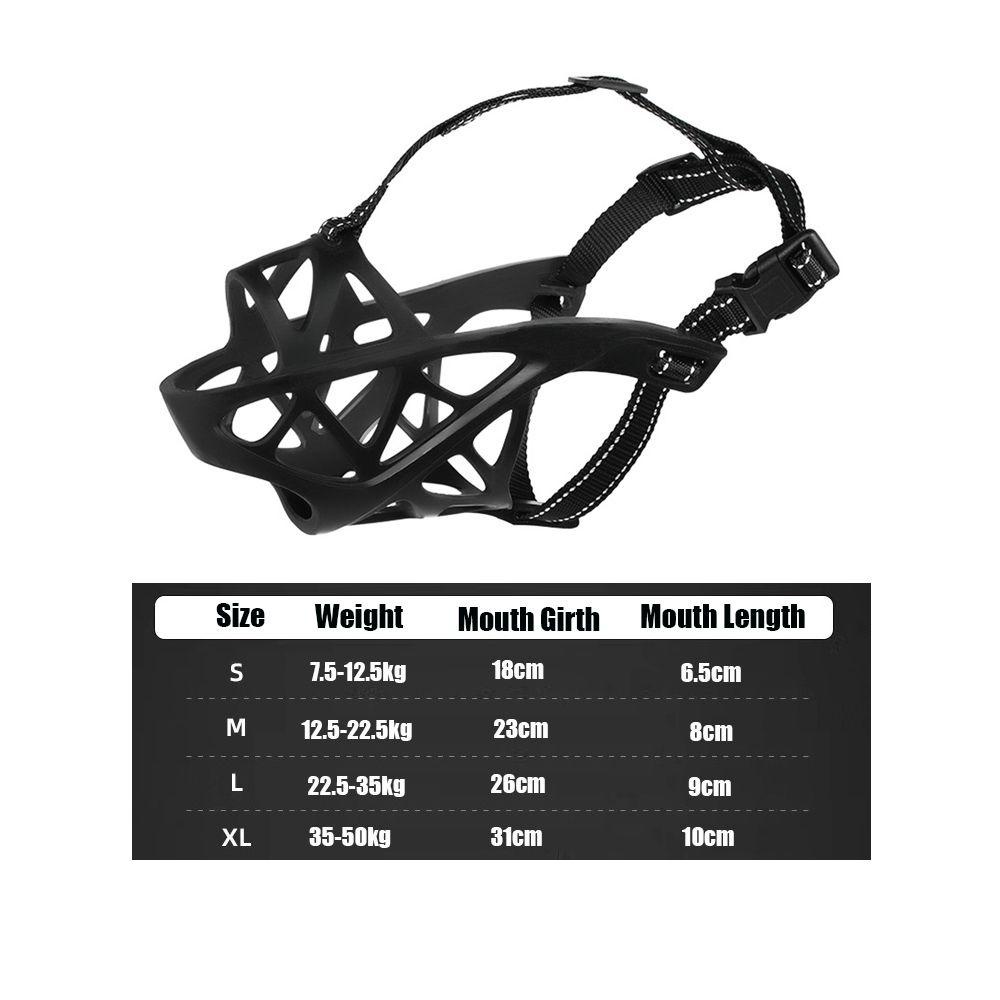 LAYOR1 Rọ Mõm Chó Họa Tiết Kẻ Ô Đen Chống Cắn Thoáng Khí Dễ Điều Chỉnh