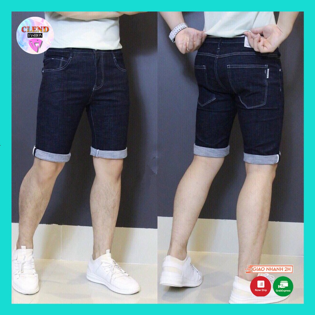 Quần Short , Quần Sọt Jean Nam Clend Fashion Chất Liệu Demin Co giãn Thoáng Mát Thời Trang Cao Cấp QE7