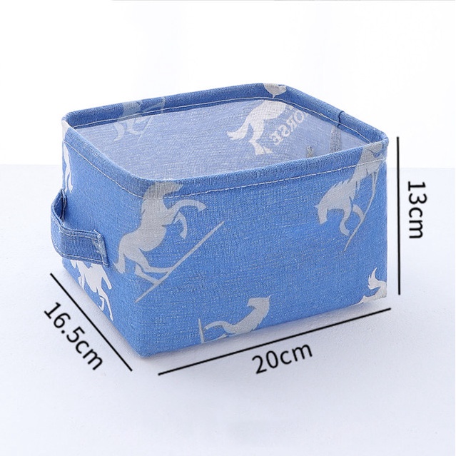 [TIÊN QUẮ] Giỏ vải mini đa năng đựng mỹ phẩm đựng đồ cá nhân chống thấm văn phòng để bàn tiện lợi