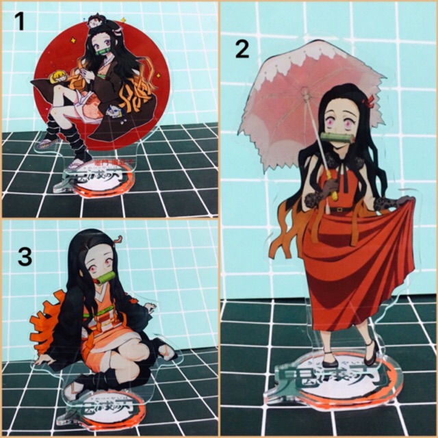 Tượng mô hình kamad nezuko, Standee anime kimetsu no yaiba kamad nezuko