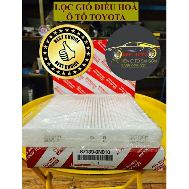 Lọc gió điều hòa ô tô Toyota Vios,Camry,Innova,Fortuner,Altis 2015 về trước