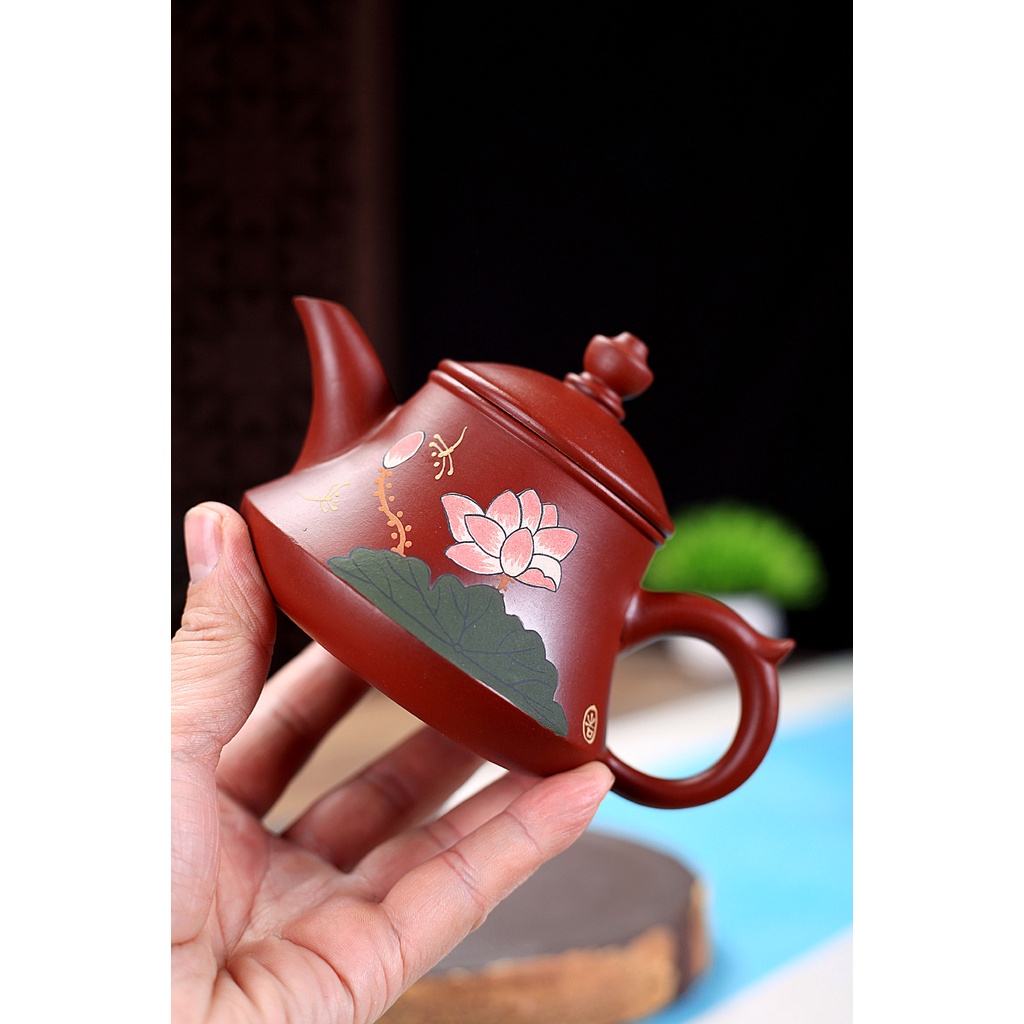 Ấm Tử Sa Nghi Hưng Ngọc Tháp Hà Hương 210 ml (Đại Hồng Bào)