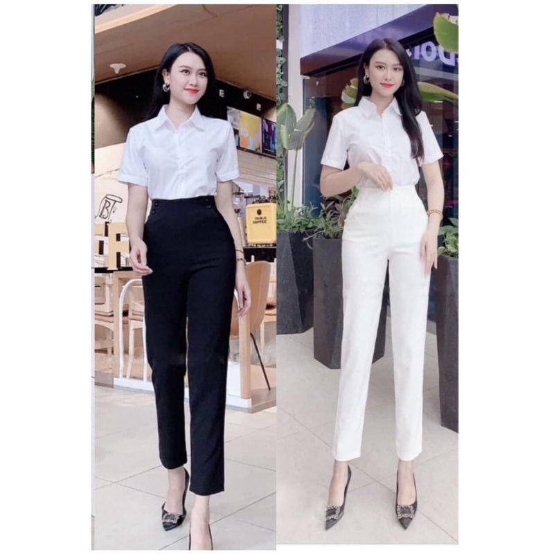 Quần baggy : Tôn Dáng, Chất Tuyết Mưa, không nhăn, siêu tôn dáng..