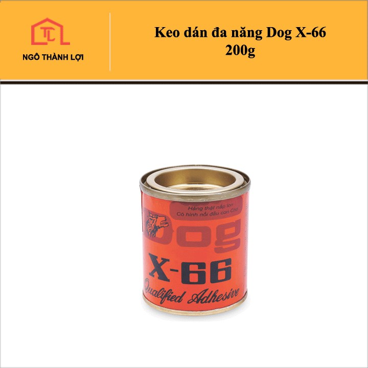 Keo dán đa năng Dog X-66 100g / 200g / 600g - Keo dán hiệu con chó