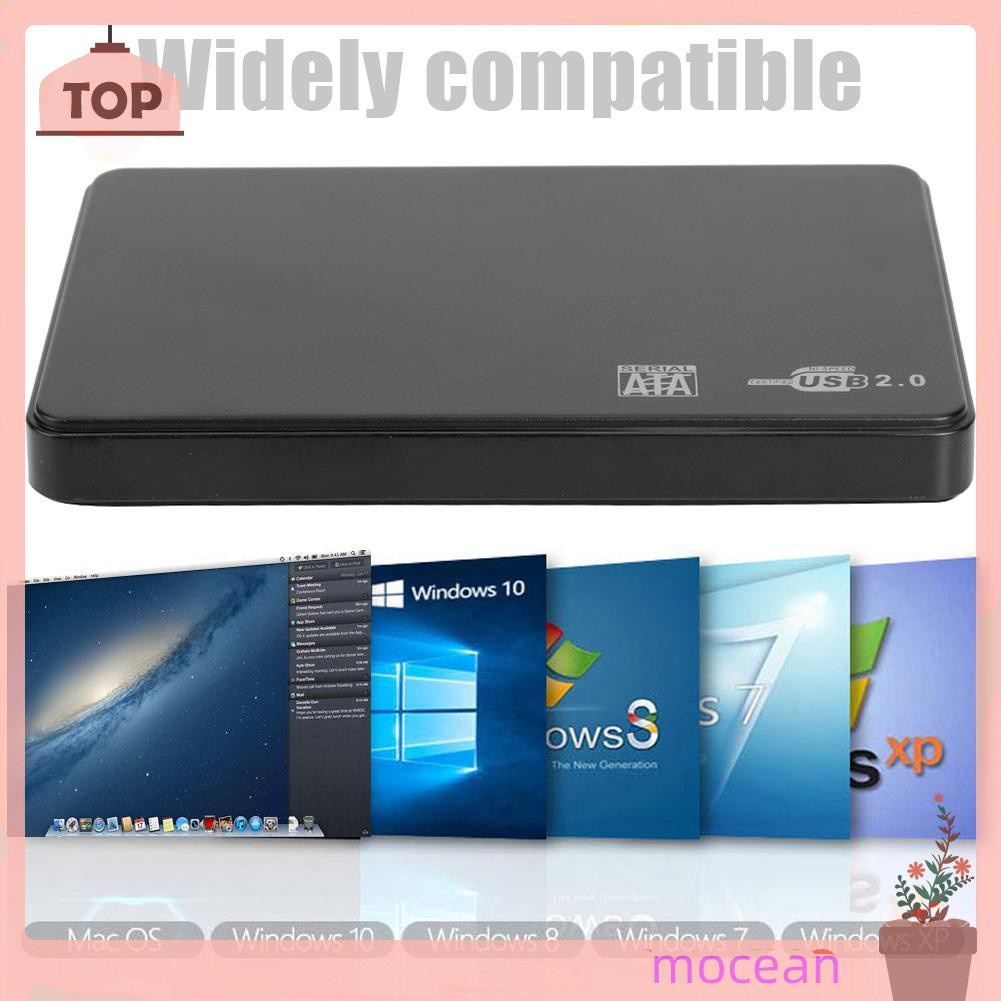 Hộp Đựng Ổ Cứng Ngoài Mocean 2.5 Inch Sata Usb2.0 Hdd | BigBuy360 - bigbuy360.vn