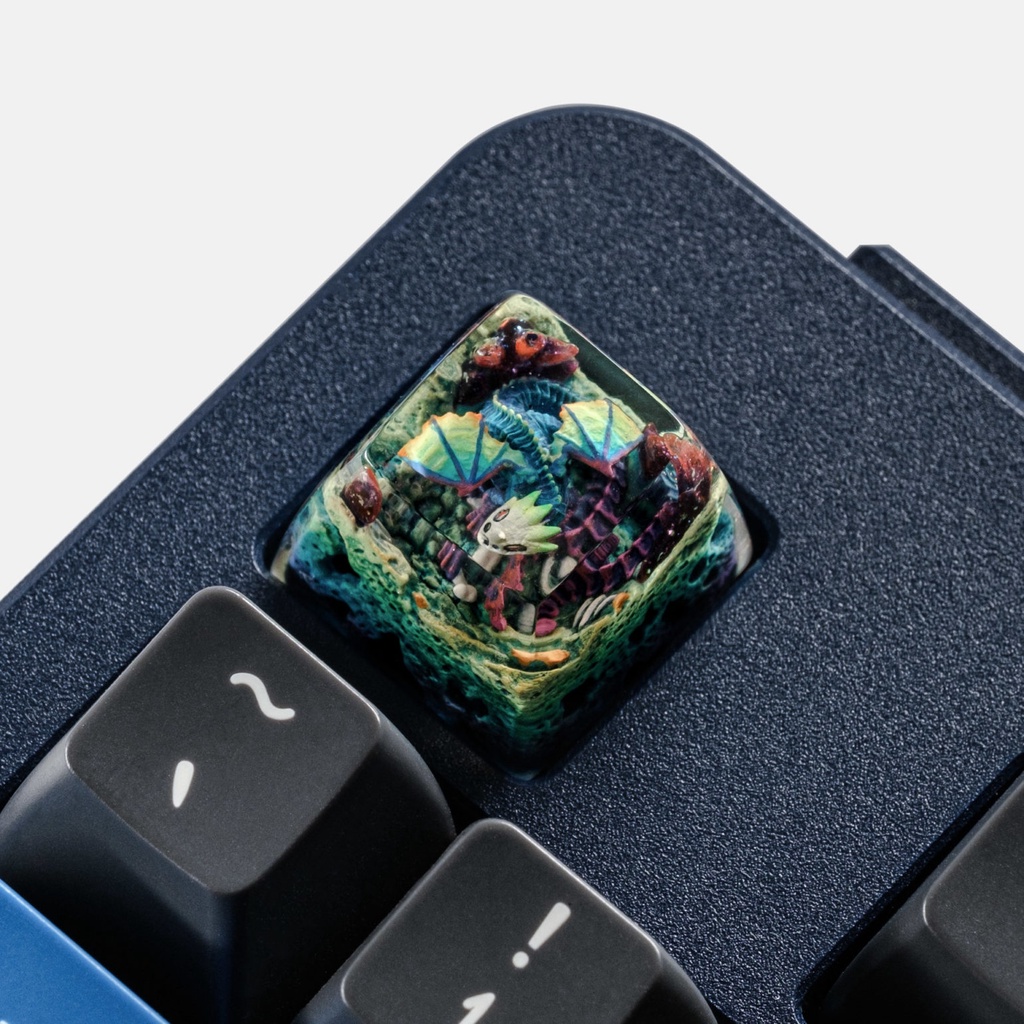 Keycap Artisan bàn phím cơ Dwarf Factory Gnarly Drakon 2022  - Hàng chính hãng