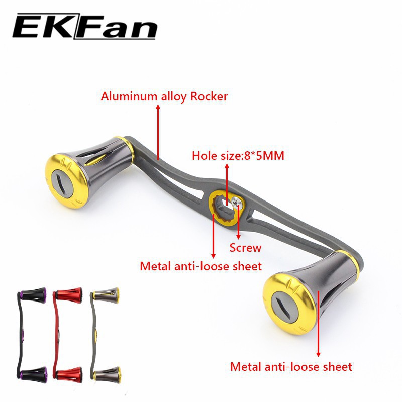 EKFAN DAIWA SHIMANO 1 Tay Quay Máy Câu Cá Bằng Hợp Kim Nhôm