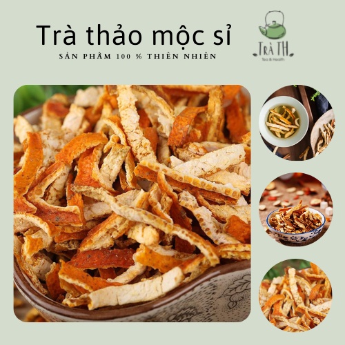 Trần bì (vỏ cam quýt khô) loại 1 hảo hạng tiêu đờm thơm khô sạch làm chả rươi 100 gram