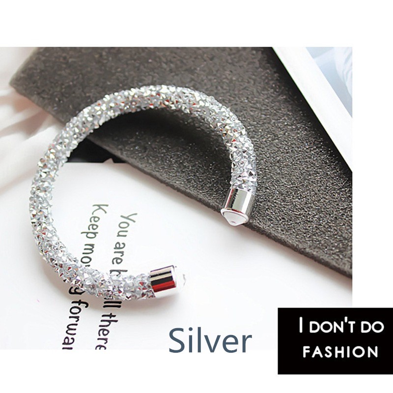 Vòng tay đính đá pha lê lấp lánh thời trang sang trọng