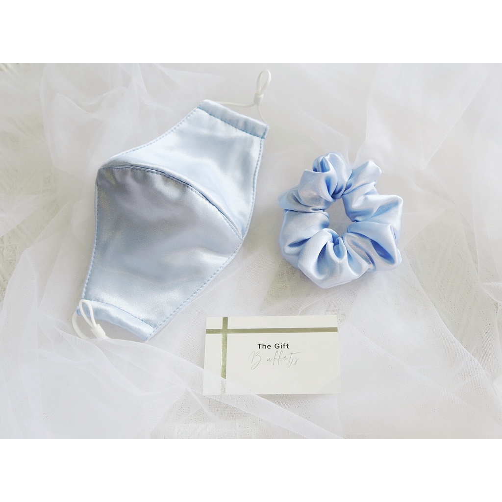 Set Hộp Quà Tặng Thiết Kế Riêng Màu Xanh Thiên Thanh - Hộp quà tặng phái nữ cao cấp