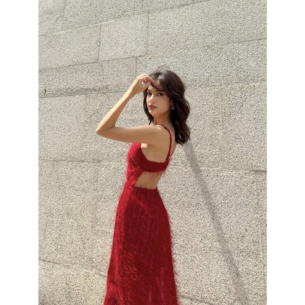 Quin Dress - Váy maxi khoét eo hai dây hở lưng - THIẾT KẾ BỞI IAMCOCO.OFFICIAL