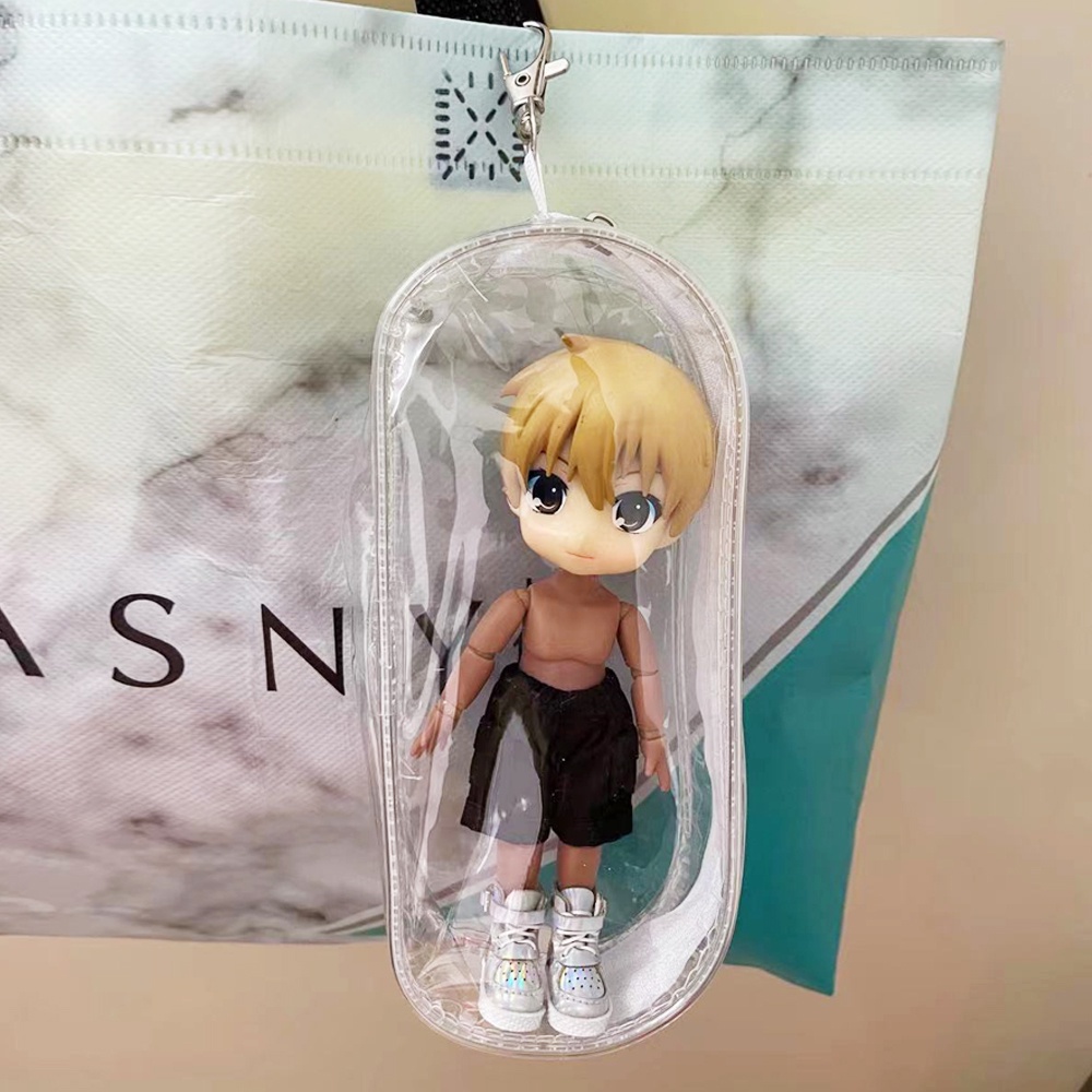 Túi OB11  Túi đi chơi Mini trong suốt, dành cho búp bê BJD 1 / 12 Búp bê Molly DOD YMY Obitsu11 GSC Nendoroid Túi BJD