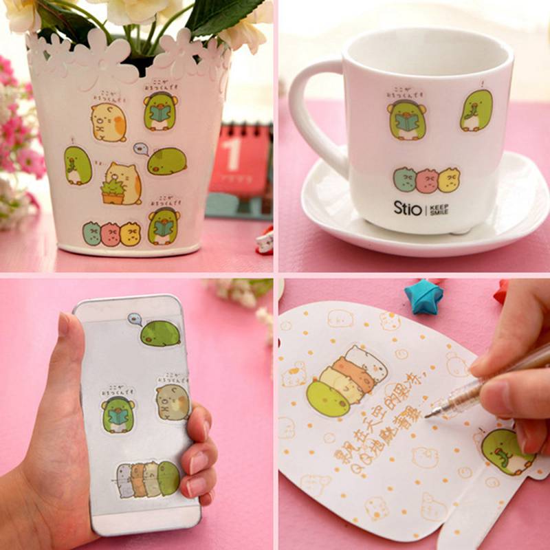 Set 50 Miếng Dán Trong Suốt Trang Trí