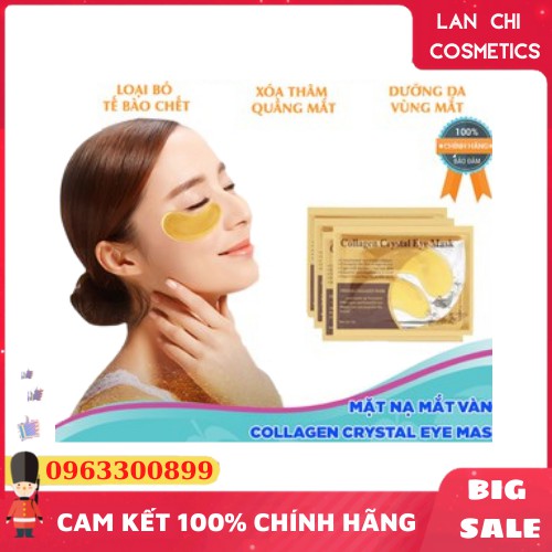 [5 MIẾNG] Mặt nạ mắt Collagen Crystal Eyelid Patch giảm thâm mắt, giảm bọng mắt